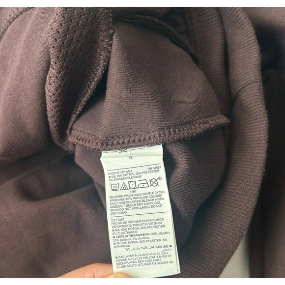 Old Navy sweatshirt women size Large full zip dynamic fleece active hoodie - Picture 4 of 7